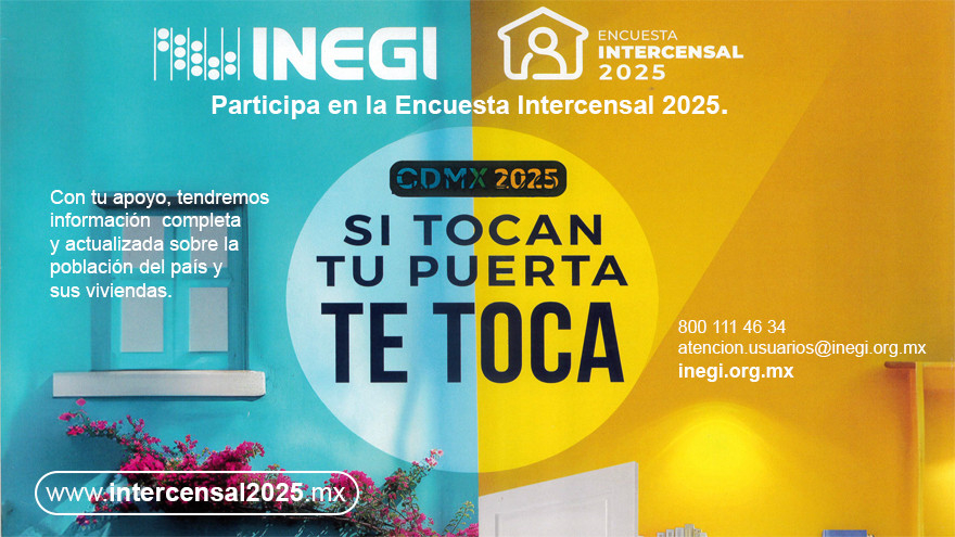 Participa en la Encuesta Intercensal 2025